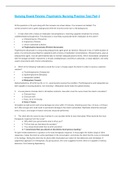 Nursing Board Review: Psychiatric Nursing Practice Test Part 2 QUESTIONS AND ANSWERS 2021