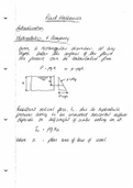 Hydrostatics and Buoyancy Class Notes 
