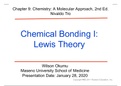 Chemical Bonding I: Lewis Theory  Chapter 