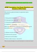 APMP Foundation Cert Exam Questions and Answers &lpar;100&percnt; Pass&rpar;