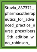 pharmacotherapeutics&lowbar;for&lowbar;advanced&lowbar;practice&lowbar;nurse&lowbar;prescribers&lowbar;5th&lowbar;edition&lowbar;woo&lowbar;robinson&lowbar;&period;pdf