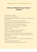 McCance Pathophysiology Chapter 4 Summary