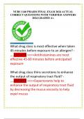 NURS 1140 PHARM FINAL EXAM 2024 ACTUAL  CORRECT QUESTIONS WITH VERIFIED ANSWERS  2024 GRADED A&plus;