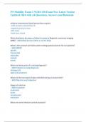 PN Mobility Exam 3 NURS 130 Exam New Latest Version Updated 2024 with All Questions&comma; Answers and Rationale 