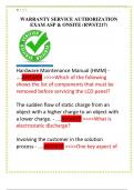 WARRANTY SERVICE AUTHORIZATION  EXAM ASP & ONSITE &lpar;RWST217&rpar; 