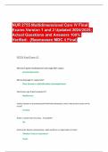  NUR 2755 Multidimensional Care IV Final Exams Version 1 and 2 Updated 2024&sol;2025&semi; Actual Questions and Answers 100&percnt; Verified-  &lpar;Rasmussen MDC 4 Final&rpar;