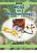 MCQs in Pharmacology by G. Vidya Sagar 