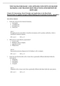 Basic and Applied Concepts of Blood Banking and Transfusion Practices 4th Edition Howard Test Bank&period;