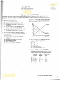Exam (elaborations) MICROECONO 238 Intro to Microeconomics Practice Questions