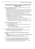 BIO MISC Cell Bio Block 2 pres 4 objectives - Nucleus&comma; Chromosomes&comma; & Human Genomes complete study guide