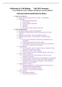 BIO MISC Cell Bio block 3 complete study guide with well updated solutions