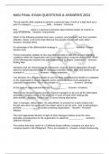 MAN FINAL EXAM QUESTIONS & ANSWERS 2024