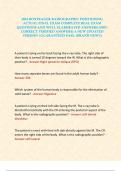 2024 BONTRAGER RADIOGRAPHIC POSITIONING ACTUAL FINAL EXAM COMPLETE REAL EXAM QUESTIONS AND WELL ELABORATED ANSWERS &lpar;100&percnt; CORRECT VERIFIED ANSWERS&rpar; A NEW UPDATED VERSION &vert;GUARANTEED PASS&period; &lpar;BRAND NEW&excl;&excl;&rpar;