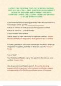 LATEST GRC GENERAL PEST AND RODENT CONTROL TEST ALL 160 ACTUAL TEST QUESTIONS AND CORRECT DETAILED ANSWERS &lpar;100&percnt; CORRECT VERIFIED ANSWERS&rpar; LATEST UPDATES 2024 &vert;ALREADY GRADED A&plus; &lpar;FULL REVISED EXAM&rpar;