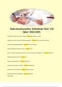 State board practice- Esthetician Test&sol; 110 Q&A&sol; 2024-2025&period; 