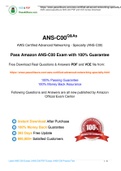 [2021.4] Amazon ANS-C00 Practice Test, ANS-C00 Exam Dumps 2021 Update