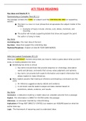 TEAS READING &lpar; 2021 LATEST UPDATE &rpar; GRADED A&plus;
