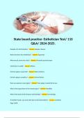 State board practice- Esthetician Test&sol; 110 Q&A&sol; 2024-2025&period; 