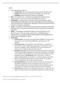 C724 Unit 7 Study Guide