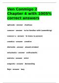 Ven Conmigo 2 Chapter 4 with 1005- correct answers