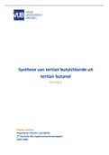 Verslag Organische chemie: synthese van t-butylchloride