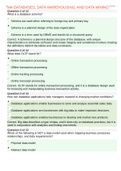 C724-M4-DATABASES DATA WAREHOUSING AND DATA MINING Quiz & Answers