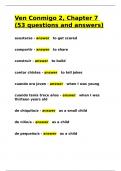 Ven Conmigo 2&comma; Chapter 7 &lpar;53 questions and answers&rpar;&period;