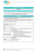 THE TEFL ACADEMY- Assignment C, Activities, Distinction/Merit