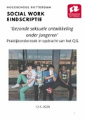 Geslaagde scriptie Hogeschool Rotterdam Social Work - Gezonde Seksuele Ontwikkeling Jongeren 2020  - Cijfer 7,5