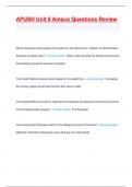 APUSH Unit 6 Amsco Questions Review&period;pdf 2024 100&percnt; correct