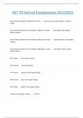 ATI T8 Solved Examination 2024&sol;2025