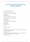 ATI T-8 Test Study Exam Paper With Solutions 2024&sol;2025