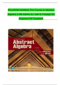 Solution Manual for First Course in Abstract Algebra A&comma; 8th Edition by John B&period; Fraleigh&comma; Verified Chapters 1 - 56&comma; Complete Newest Version