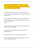 HERZING UNIVERSITY HESI PHARM V1&comma;V2&comma;V3 EXAM 2024&sol; 2025 WITH 100&percnt; ACCURATE SOLUTIONS