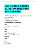 GIA Colored Stones 21-26&lpar;90 questions and answers&rpar;