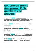 GIA Colored Stones Assignment 11&lpar;34 questions and answers&rpar;&period;
