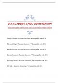3CX ACADEMY&comma; BASIC CERTIFICATION EXAM &vert;GUARANTEED CORRECT ANSWERS