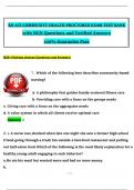 2024 RN ATI Community Health Proctored TEST BANK &lpar;450&plus; Ques & Ans&rpar; with Questions and Verified Answers&comma; Passing Score Guarantee