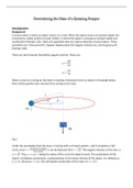 IB Physics  Circular motion and Gravitation Lab report Topic 4