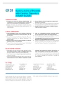 Nursing Care of Patients with Cardiac Disorders &lpar;STUDY GUIDE&rpar;