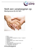 Examenverslag Stelt een verpleegplan op B1-K1-W3