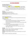 ATI TEAS READING &vert; 100&percnt; CORRECT
