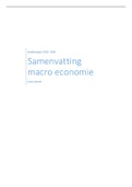 Samenvatting  Inleiding Macro Economie