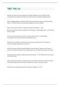 TNT 700 EXAM PACKAGE DEAL QUESTIONS & ANSWERS RATED A&plus;