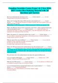 Canadian Securities Course Exam 1 & 2 New 2024- 2025 Version Best Studying Material with All  Questions and Answers