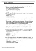 ADVANCED NURSING PRACTICE NSG 6001Unit02&lowbar;Section08 Renal Problems questions and answers