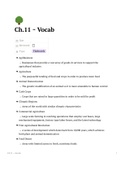 Chapter 11 - Vocabulary (Defined)