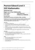 06a A level Mathematics Practice Paper F - Pure Mathematics  marking scheme 