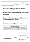 Apply Legal Procedures and Precedents: PCCI02B Examination Preparation 2021