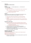 Nursing 54A - Acute Disorders of Brain Function. Complete Study Guide.